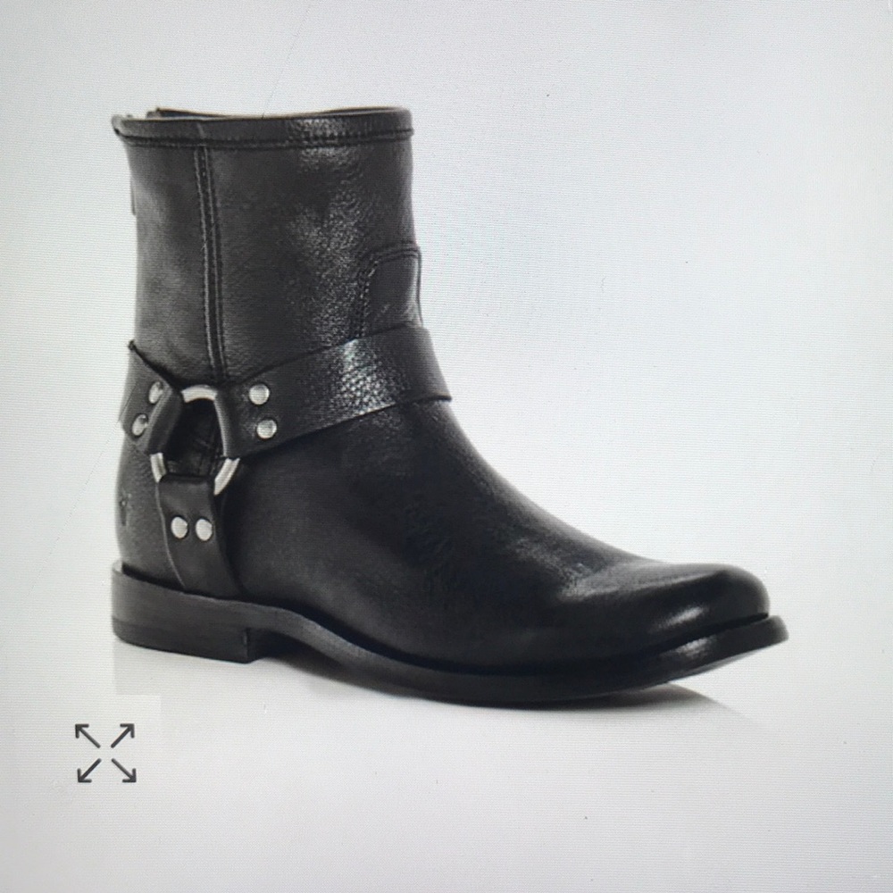Frye Phillip Leather Moto Boots